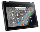 Acer Chromebook R753T-C8H2 Intel® Celeron® N N4500 29.5 cm (11.6") Touchscreen HD 4 GB LPDDR4x-SDRAM 32 GB Flash Wi-Fi 6 (802.11ax) ChromeOS Black