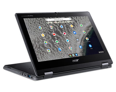 Acer Chromebook R753T-C8H2 Intel® Celeron® N N4500 29.5 cm (11.6") Touchscreen HD 4 GB LPDDR4x-SDRAM 32 GB Flash Wi-Fi 6 (802.11ax) ChromeOS Black