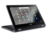 Acer Chromebook R753T-C8H2 Intel® Celeron® N N4500 29.5 cm (11.6") Touchscreen HD 4 GB LPDDR4x-SDRAM 32 GB Flash Wi-Fi 6 (802.11ax) ChromeOS Black