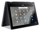 Acer Chromebook R753T-C8H2 Intel® Celeron® N N4500 29.5 cm (11.6") Touchscreen HD 4 GB LPDDR4x-SDRAM 32 GB Flash Wi-Fi 6 (802.11ax) ChromeOS Black