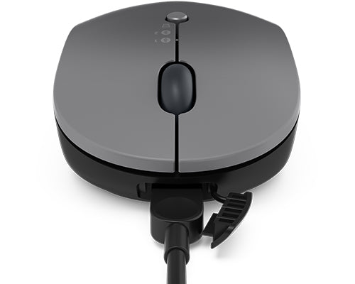 Lenovo Go Multi-Device mouse Office Ambidextrous RF Wireless + Bluetooth Optical 2400 DPI