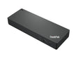 Lenovo 40B00300US laptop dock/port replicator Wired Thunderbolt 4 Black, Red