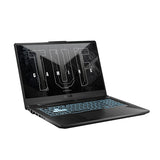 ASUS TUF Gaming A17 FA706IE-DS71-CA laptop AMD Ryzen™ 7 4800H 43.9 cm (17.3") Full HD 16 GB DDR4-SDRAM 512 GB SSD NVIDIA GeForce RTX 3050 Ti Wi-Fi 6 (802.11ax) Windows 11 Home Black