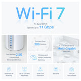TP-Link BE9300 Whole Home Mesh Wi-Fi 7 System(Tri-Band)