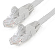StarTech.com 50ft (15m) CAT6 Ethernet Cable - LSZH (Low Smoke Zero Halogen) - 10 Gigabit 250Mhz 100W PoE RJ45 UTP Network Patch Cord Snagless with Strain Relief - Gray CAT 6, ETL Verified, 24AWG