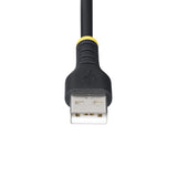 StarTech.com 3.3ft (1m) Rugged USB Multi Charging Cable, USB to Lightning/Micro-USB/Type-C, Apple MFi Certified, Aramid Jacket, Universal 3-in-1 USB Charger Cord for iPhone/iPad/Android
