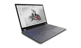 Lenovo ThinkPad P16 Gen 2 Intel® Core™ i7 i7-13700HX Mobile workstation 40.6 cm (16") WQXGA 16 GB DDR5-SDRAM 512 GB SSD NVIDIA RTX A1000 Wi-Fi 6E (802.11ax) Windows 11 Pro Grey, Black QWERTY US English