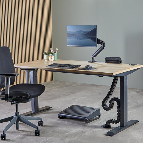 Fellowes 100136871 cable organizer Desk Cable sleeve Black 1 pc(s)