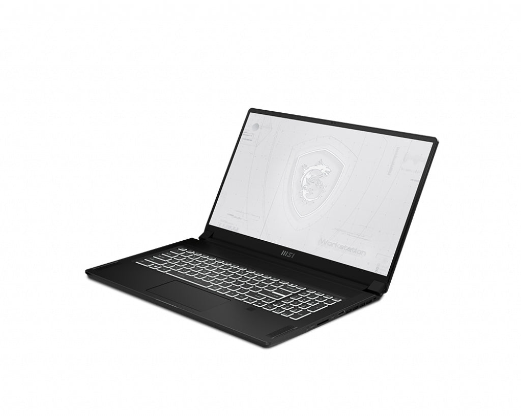 MSI Workstation 11UK-470 Intel® Core™ i7 i7-11800H Laptop 43.9 cm (17.3") Full HD 32 GB DDR4-SDRAM 1 TB SSD NVIDIA RTX A3000 Wi-Fi 6E (802.11ax) Windows 10 Pro Black