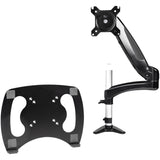 StarTech.com Desk Mount Laptop Arm - Full Motion Articulating Arm for Laptop or Single 34" (17.6lb/8kg) Monitor - VESA Mount Laptop Tray Bracket - Ergonomic Adjustable Notebook Stand - Desk-Clamp