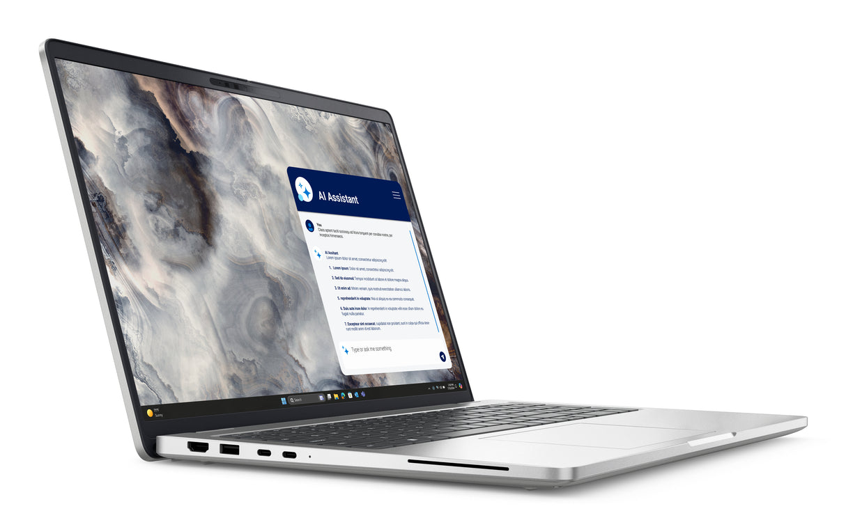 DELL Pro 16 Plus PB16250 Copilot+ PC Intel Core Ultra 5 236V Laptop 40.6 cm (16") Full HD+ 16 GB LPDDR5x-SDRAM 256 GB SSD Wi-Fi 7 (802.11be) Windows 11 Pro US English Aluminium