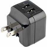 StarTech.com 2 Port USB Wall Charger - 17W Wall Charger Hub (2.4A & 1A port) - Dual Port USB-A Power Adapter - Portable/Travel USB Wall Plug to Charge Multiple Devices - Phones/Tablets