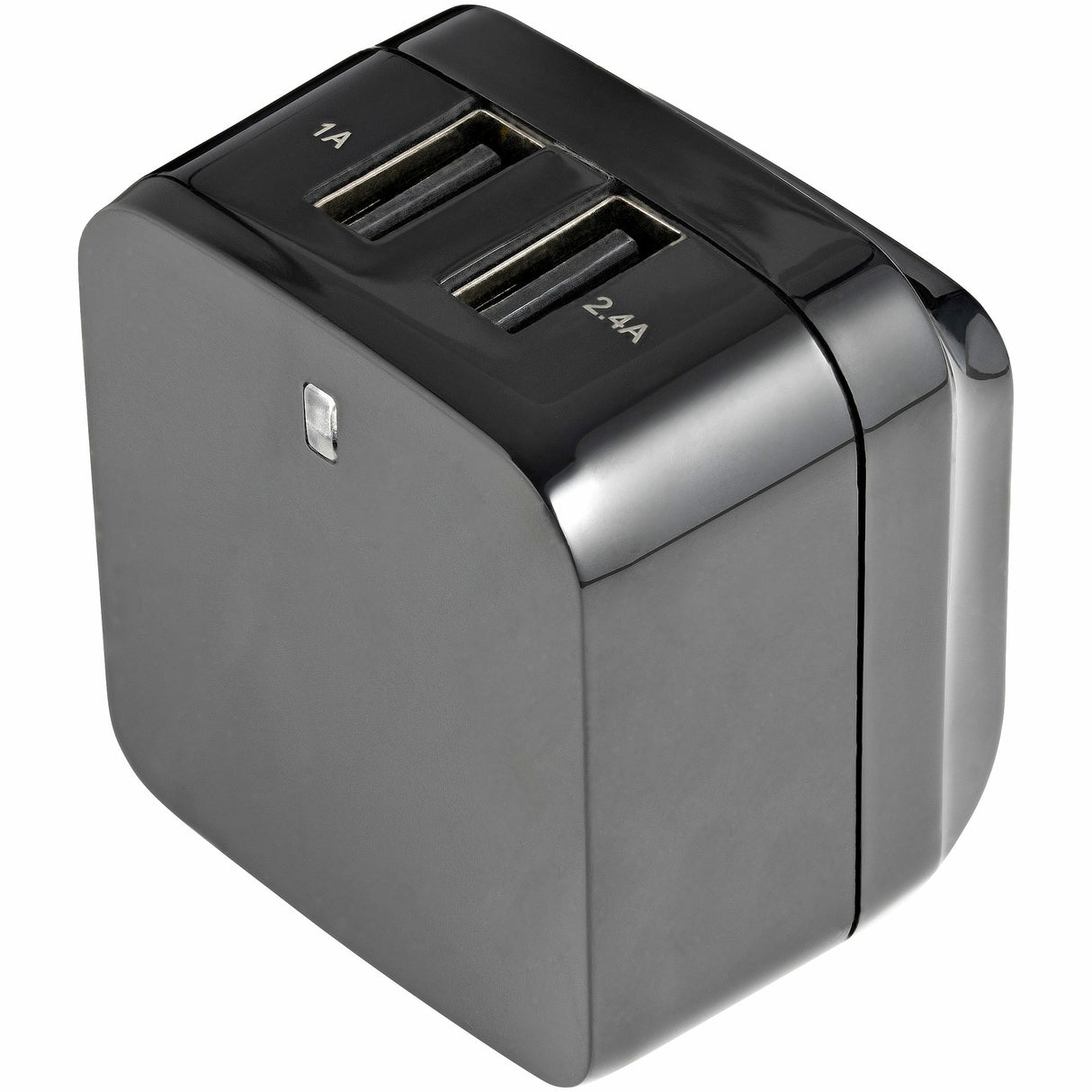StarTech.com 2 Port USB Wall Charger - 17W Wall Charger Hub (2.4A & 1A port) - Dual Port USB-A Power Adapter - Portable/Travel USB Wall Plug to Charge Multiple Devices - Phones/Tablets
