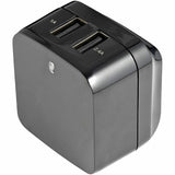 StarTech.com 2 Port USB Wall Charger - 17W Wall Charger Hub (2.4A & 1A port) - Dual Port USB-A Power Adapter - Portable/Travel USB Wall Plug to Charge Multiple Devices - Phones/Tablets