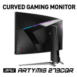 MSI MPG Artymis 273CQR computer monitor 68.6 cm (27") 2560 x 1440 pixels Wide Quad HD LCD Black
