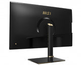 MSI Summit MS321UP 32 Inch Monitor with Adjustable Stand, UHD (3840 x 2160), 16:9, 60Hz, IPS, 4ms, HDMI, DisplayPort, USB Type-C, Built-in USB Hub, Anti-Glare, Anti-Flicker, Less Blue light, VESA, Kensington, Black