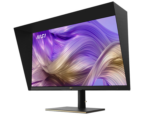 MSI Summit MS321UP 32 Inch Monitor with Adjustable Stand, UHD (3840 x 2160), 16:9, 60Hz, IPS, 4ms, HDMI, DisplayPort, USB Type-C, Built-in USB Hub, Anti-Glare, Anti-Flicker, Less Blue light, VESA, Kensington, Black