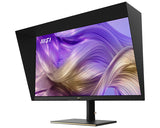 MSI Summit MS321UP 32 Inch Monitor with Adjustable Stand, UHD (3840 x 2160), 16:9, 60Hz, IPS, 4ms, HDMI, DisplayPort, USB Type-C, Built-in USB Hub, Anti-Glare, Anti-Flicker, Less Blue light, VESA, Kensington, Black