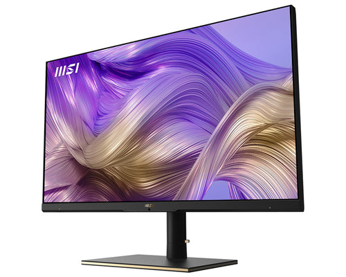 MSI Summit MS321UP 32 Inch Monitor with Adjustable Stand, UHD (3840 x 2160), 16:9, 60Hz, IPS, 4ms, HDMI, DisplayPort, USB Type-C, Built-in USB Hub, Anti-Glare, Anti-Flicker, Less Blue light, VESA, Kensington, Black