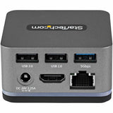 StarTech.com USB C Mini Dock for Chromebooks, iPad Pro, Android Tablets/Smartphones, USB-C Chromebook Docking Station w/ 4K 30Hz HDMI, 27W Power Delivery Charging, 3-Port USB Hub, Gigabit Ethernet