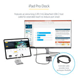 StarTech.com USB C Mini Dock for Chromebooks, iPad Pro, Android Tablets/Smartphones, USB-C Chromebook Docking Station w/ 4K 30Hz HDMI, 27W Power Delivery Charging, 3-Port USB Hub, Gigabit Ethernet