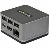 StarTech.com USB C Mini Dock for Chromebooks, iPad Pro, Android Tablets/Smartphones, USB-C Chromebook Docking Station w/ 4K 30Hz HDMI, 27W Power Delivery Charging, 3-Port USB Hub, Gigabit Ethernet