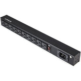 StarTech.com 10 Outlet Rack Mount Power Strip 125V/16 Amp - 1U Horizontal 19" Rackmount PDU - NEMA 5-20P Input - 10x NEMA 5-15/20R Outlets - Rack Mount PDU - UL Listed - 8ft Power Cord