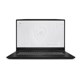 MSI Workstation WF76 11UJ-262CA laptop Intel® Core™ i7 i7-11800H Mobile workstation 43.9 cm (17.3") Full HD 32 GB DDR4-SDRAM 1 TB SSD NVIDIA RTX A2000 Wi-Fi 6 (802.11ax) Windows 10 Pro Black