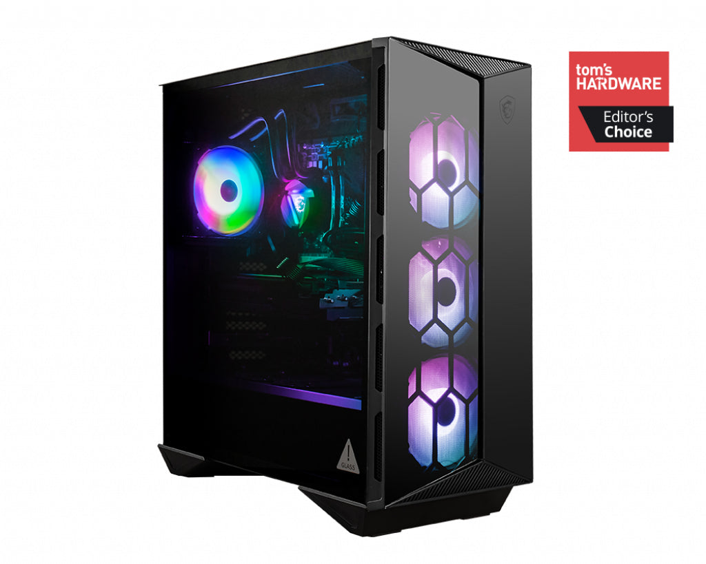 MSI Aegis 11TG-222US Intel® Core™ i7 i7-11700K 16 GB DDR4-SDRAM 2 TB HDD+SSD NVIDIA GeForce RTX 3060 Ti Windows 10 Home Tower PC Black