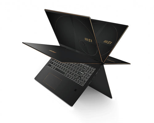 MSI Summit E16 Flip Evo A11mt-040ca Intel® Core™ i7 i7-1195G7 Hybrid (2-in-1) 40.6 cm (16") Touchscreen Quad HD+ 16 GB LPDDR4x-SDRAM 1 TB SSD Wi-Fi 6E (802.11ax) Windows 10 Pro Black