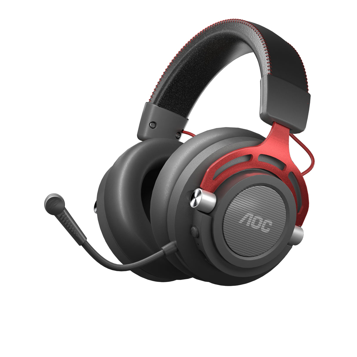 AOC GH401 headphones/headset Wired & Wireless Head-band Gaming Black, Red