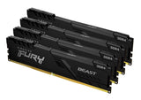 Kingston Technology FURY Beast 128GB 3600MT/s DDR4 CL18 DIMM (Kit of 4) Black