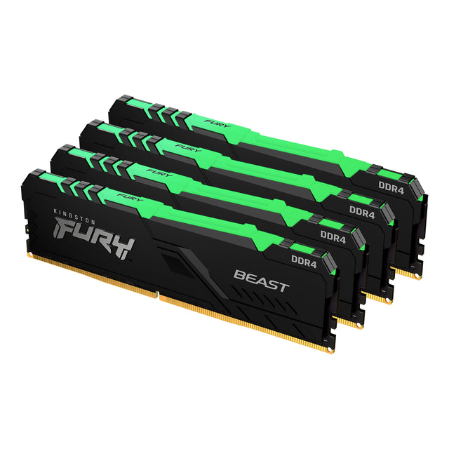 Kingston Technology FURY Beast RGB memory module 32 GB 4 x 8 GB DDR4 3200 MT/s 288-pin DIMM