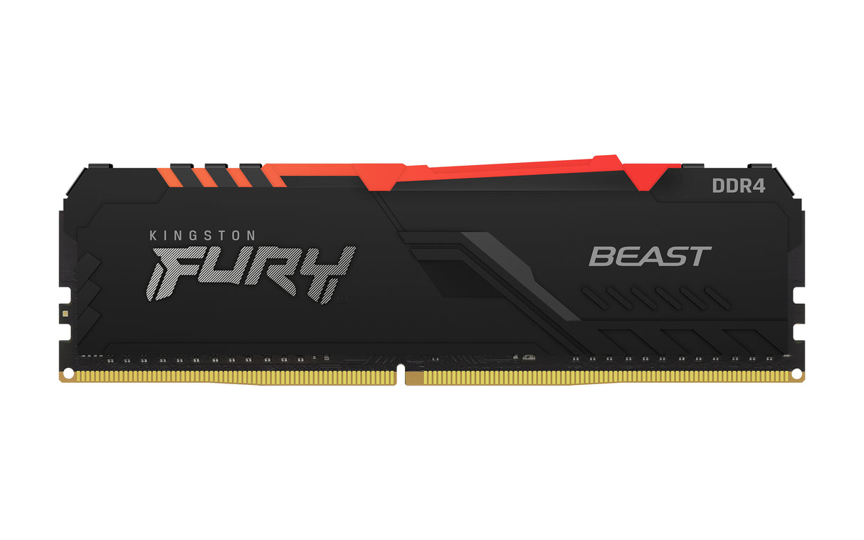 Kingston Technology FURY Beast RGB memory module 32 GB 4 x 8 GB DDR4 3200 MT/s 288-pin DIMM