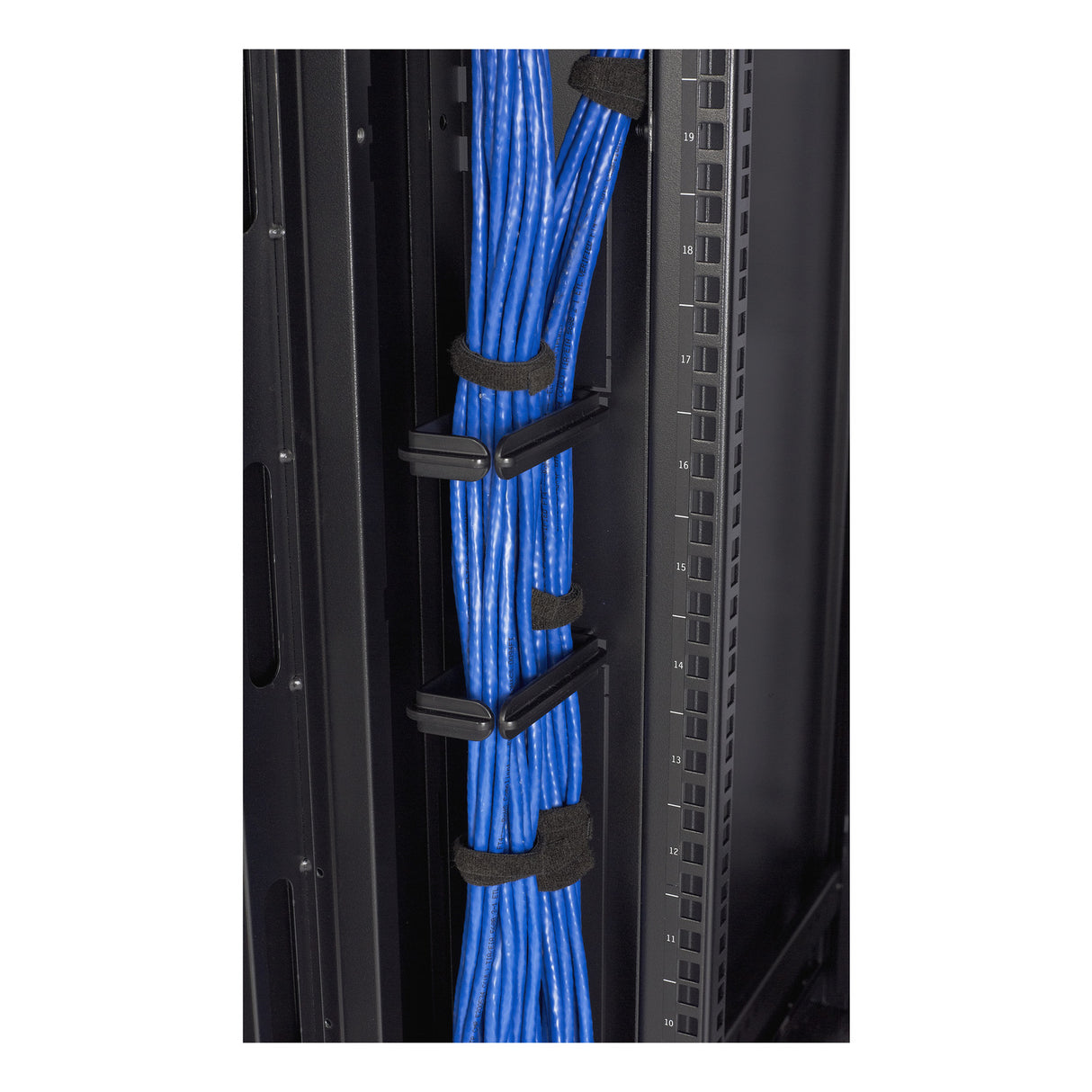 APC NetShelter Cable Management, Vertical Cable Manager, Rings, Set of 100, Black, 107 x 53 x 18 mm
