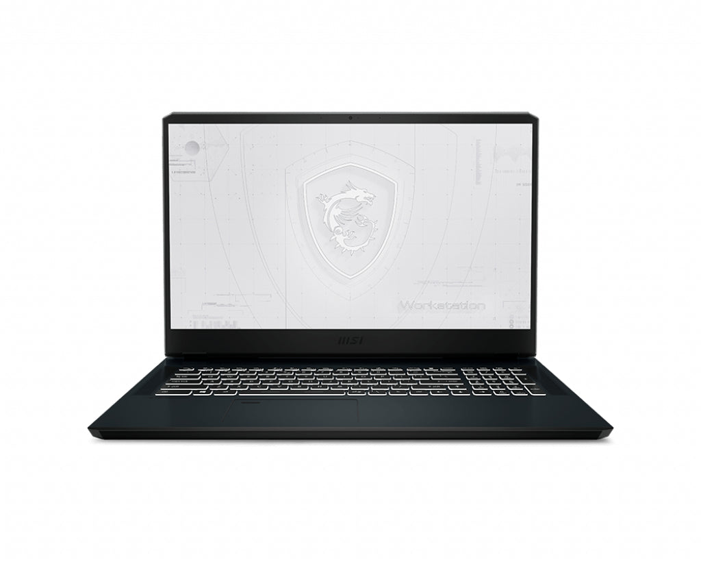 MSI Workstation WE76 11UM-458 laptop Intel® Core™ i9 i9-11980HK Mobile workstation 43.9 cm (17.3") Full HD 64 GB DDR4-SDRAM 1 TB SSD NVIDIA RTX A5000 Wi-Fi 6 (802.11ax) Windows 10 Pro Titanium, Blue