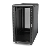 StarTech.com 18U Enterprise-Grade Flat Pack Server Rack Cabinet, 19in Enclosed 4-Post Rack with 29in (75cm) Mounting Depth and 1764lb (800kg) Weight Capacity
