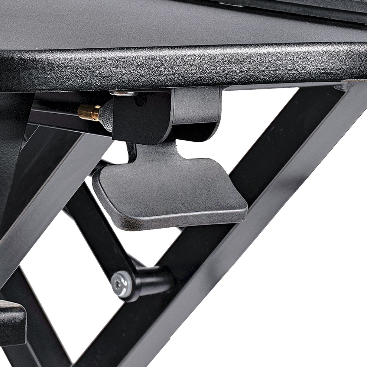 StarTech.com Corner Sit Stand Desk Converter with Keyboard Tray - Large Surface (35" x 21") - Height Adjustable Ergonomic Desktop/Tabletop Standing Workstation - Supports Dual Monitors - TAA