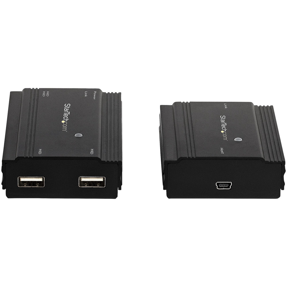 StarTech.com 4-Port USB 2.0 Extender Hub over Single CAT5e/CAT6 Ethernet Cable (RJ45) - 330ft (100m) - USB Extender Hub Adapter Kit - Metal Housing - Externally Powered - 480 Mbps - TAA