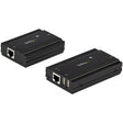 StarTech.com 4-Port USB 2.0 Extender Hub over Single CAT5e/CAT6 Ethernet Cable (RJ45) - 330ft (100m) - USB Extender Hub Adapter Kit - Metal Housing - Externally Powered - 480 Mbps - TAA
