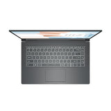 MSI Modern 15 A11MU-681 Intel® Core™ i7 i7-1195G7 Laptop 39.6 cm (15.6") Full HD 16 GB DDR4-SDRAM 512 GB SSD Wi-Fi 6 (802.11ax) Windows 10 Home Carbon, Grey