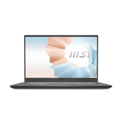 MSI Modern 15 A11MU-681 Intel® Core™ i7 i7-1195G7 Laptop 39.6 cm (15.6") Full HD 16 GB DDR4-SDRAM 512 GB SSD Wi-Fi 6 (802.11ax) Windows 10 Home Carbon, Grey