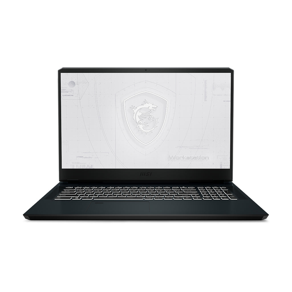 MSI Workstation WE76 11UM-458 laptop Intel® Core™ i9 i9-11980HK Mobile workstation 43.9 cm (17.3") Full HD 64 GB DDR4-SDRAM 1 TB SSD NVIDIA RTX A5000 Wi-Fi 6 (802.11ax) Windows 10 Pro Titanium, Blue
