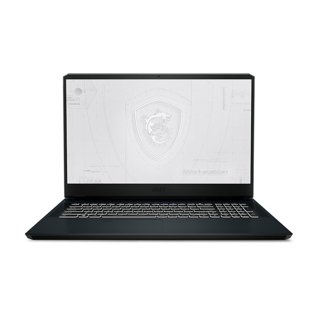 MSI Workstation WE76 11UM-458 laptop Intel® Core™ i9 i9-11980HK Mobile workstation 43.9 cm (17.3") Full HD 64 GB DDR4-SDRAM 1 TB SSD NVIDIA RTX A5000 Wi-Fi 6 (802.11ax) Windows 10 Pro Titanium, Blue