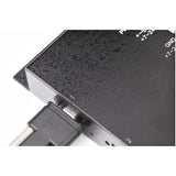 StarTech.com 4 Port USB C Hub 10Gbps - Metal Industrial USB-C Hub - 2x USB-C & 2x USB-A - ESD Surge Protection - USB-C or USB-A Host - Self-Powered Mountable USB 3.2 Gen 2 Type-C Hub - TAA