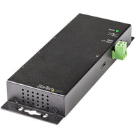 StarTech.com 4 Port USB C Hub 10Gbps - Metal Industrial USB-C Hub - 2x USB-C & 2x USB-A - ESD Surge Protection - USB-C or USB-A Host - Self-Powered Mountable USB 3.2 Gen 2 Type-C Hub - TAA