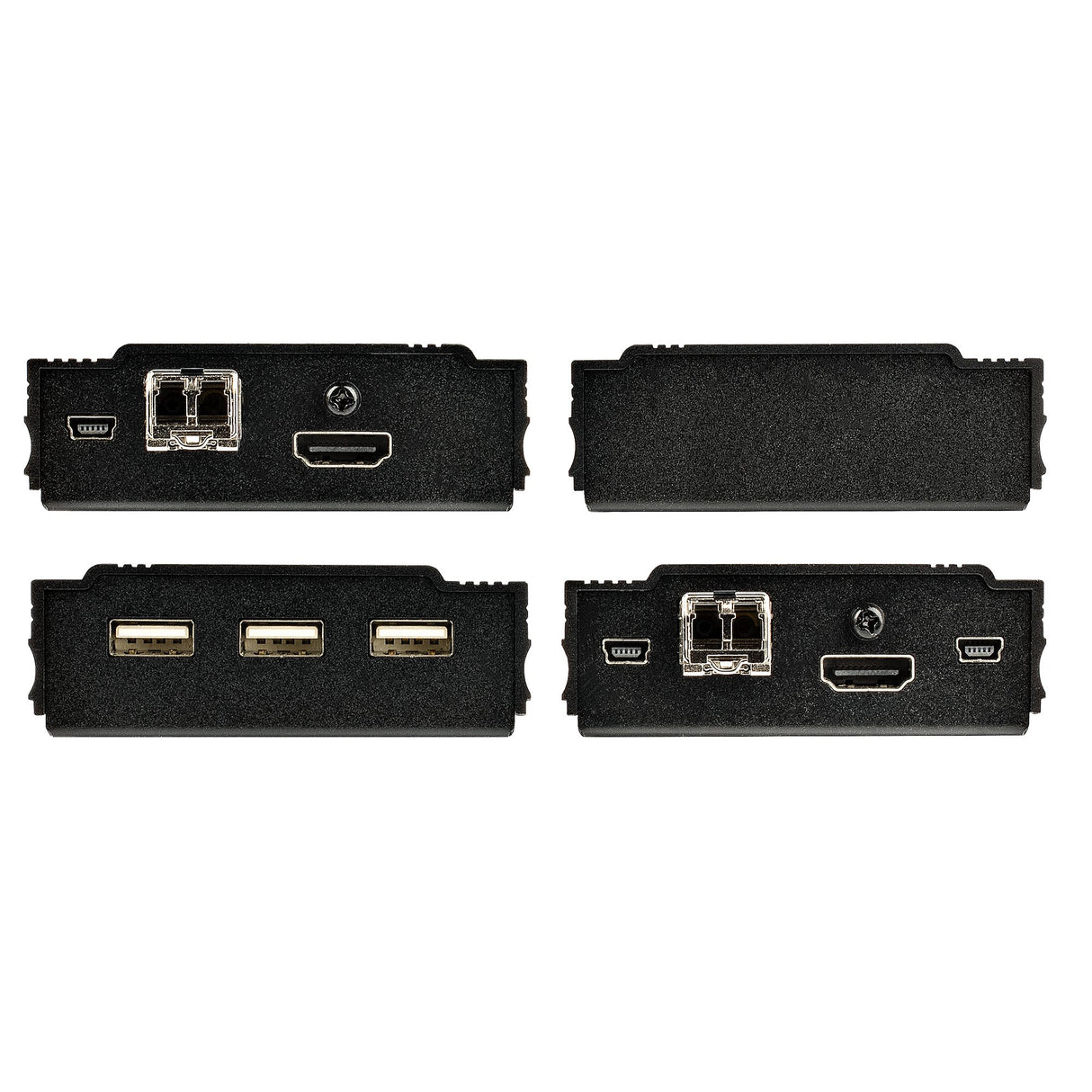 StarTech.com 4K HDMI KVM Extender over Fiber - HDMI Video & USB Remote KVM Switch/Console Extender - up to 984ft/300m (MultiMode) - 2x 10G MMF SFP+ modules - KVM Extension Kit (TX/RX) - TAA