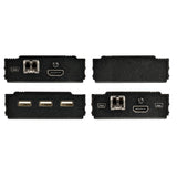 StarTech.com 4K HDMI KVM Extender over Fiber - HDMI Video & USB Remote KVM Switch/Console Extender - up to 984ft/300m (MultiMode) - 2x 10G MMF SFP+ modules - KVM Extension Kit (TX/RX) - TAA