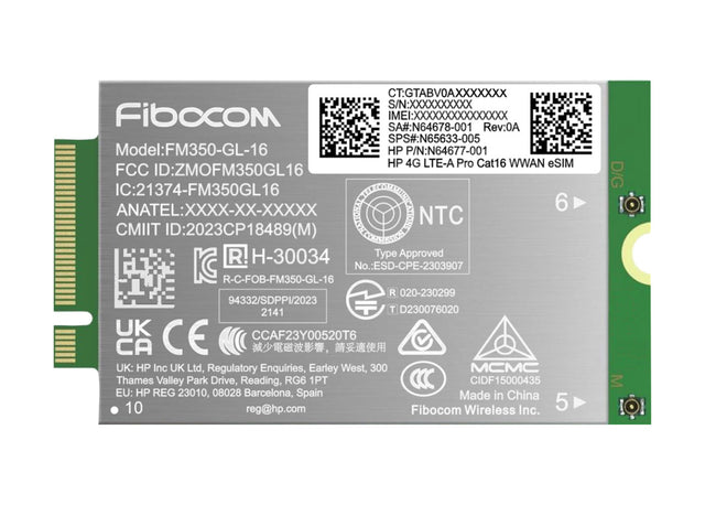 HP 4G LTE-A Pro Cat16 WWAN Internal