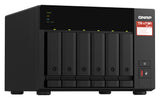 QNAP TS-673A-SW5T NAS/storage server Tower Ryzen Embedded V1500B 8 GB DDR4 0 TB QNAP QTS Black